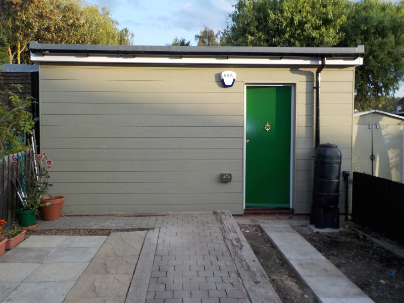 Exterior of the finished project.